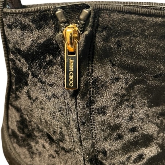 Jimmy Choo Autumn 65 Black Velvet Side Zip Ankle Bootie Size 39 (9) - Picture 8 of 13